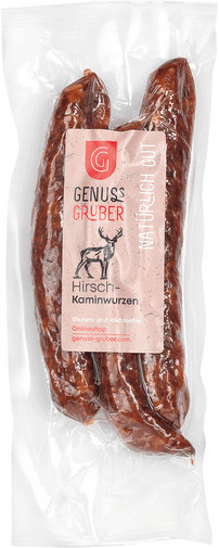 Gruber Kaminwurzen Hirsch 165 g - Bild 1