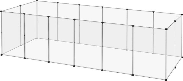 EUGAD DIY-Laufstall aus Metall als Hundezwinger und Outdoor-Gehege für Katzen, Kaninchen oder Meerschweinchen - Bild 1