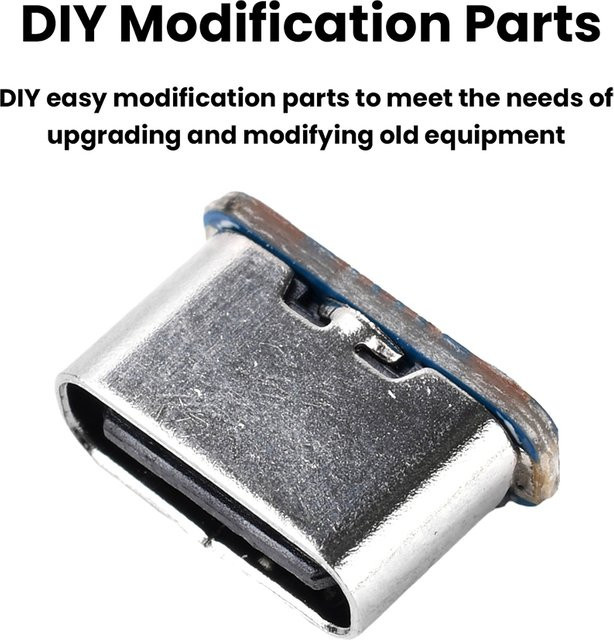 diymore Micro-USB zu Typ-C Adapterplatine für das Laden und die Datenübertragung als DIY-Modifikationswerkzeug für ältere Geräte - Bild 1