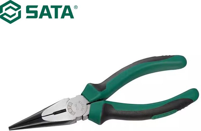 SATA 70101A Spitzzange 6 Zoll mit scharfen Backen für flache Schnitte - Bild 1