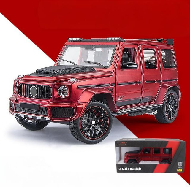 Linyi toy car Mercedes Benz G800, Druckgussmodell, 1:24, Metall, ab 14 Jahren - Bild 1
