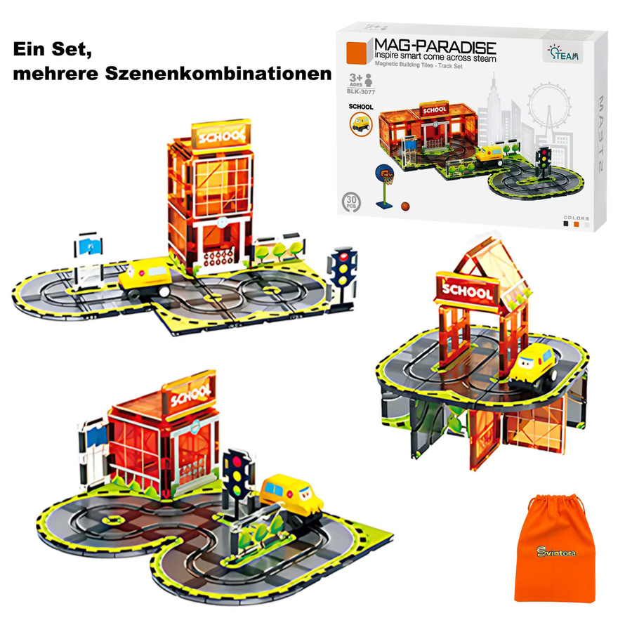 Svintora Magnetische Fliesen, Magnetisches Bauspielzeug, ab 3 Jahre - Bild 2