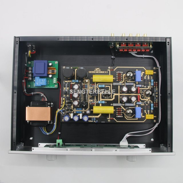 SENGTERBELLE HiFi Stereo Vorverstärker Cat Tube Remote Version mit SL-1 Schaltung für dein Home Audio System - Bild 1