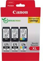 Canon Tinten Multipack PG-575XLx2/CL-576XL für PIXMA TR4750i, TR4751i, TR4755i, TS3550i, TS3551i – Schwarz und Multicolor (Cyan, Magenta, Gelb) - Bild 2