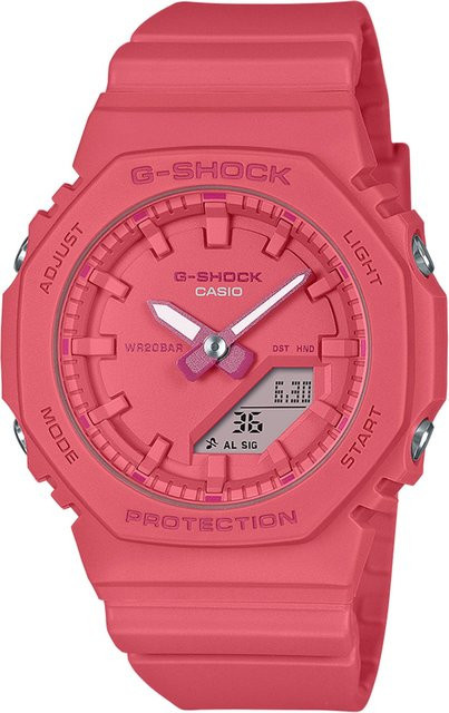 Casio G-Shock Classic Armbanduhr, Analog-Digital, Quarz, Kunststoff, Pink, 40 mm, 20 ATM, Damen - Bild 1