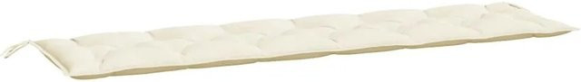 vidaXL Gartenbank-Auflage aus Oxford-Gewebe in Creme, B/T/H: 200 x 50 x 7 cm - Bild 1