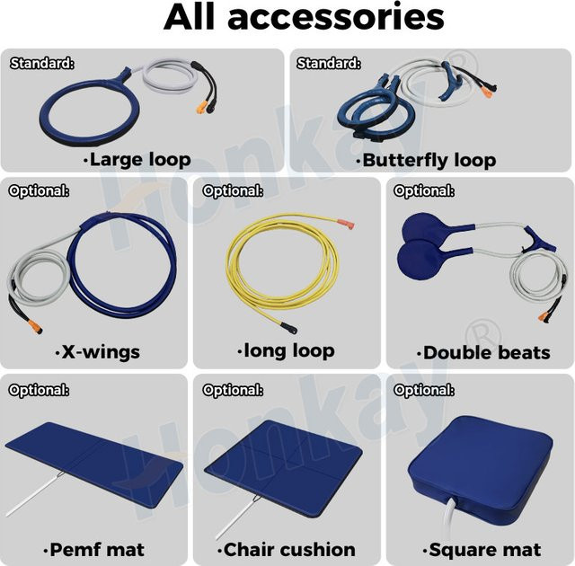 Honkay PEMF Magnetfeldtherapiegerät Matte Pemef Loop Big Butterfly Loop X-Wing zur Schmerzlinderung und Erholung - Bild 1