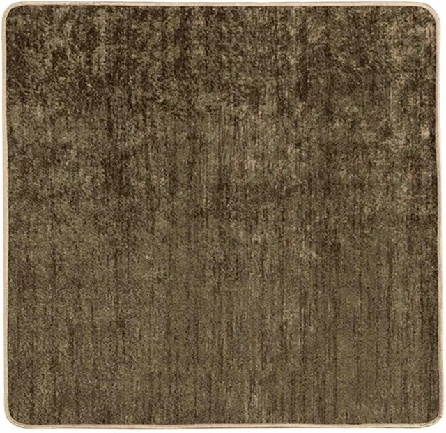 vidaXL Teppichläufer MARSA Quadratisch Grün aus Polyester und PVC, B/T: 100 x 100 cm - Bild 1