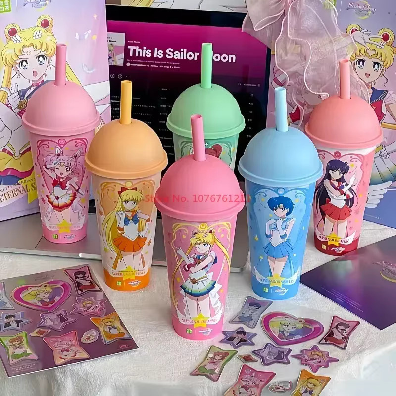 Bandai Sailor Moon Thermobecher mit Farbwechsel-Funktion in Multicolour - Bild 2