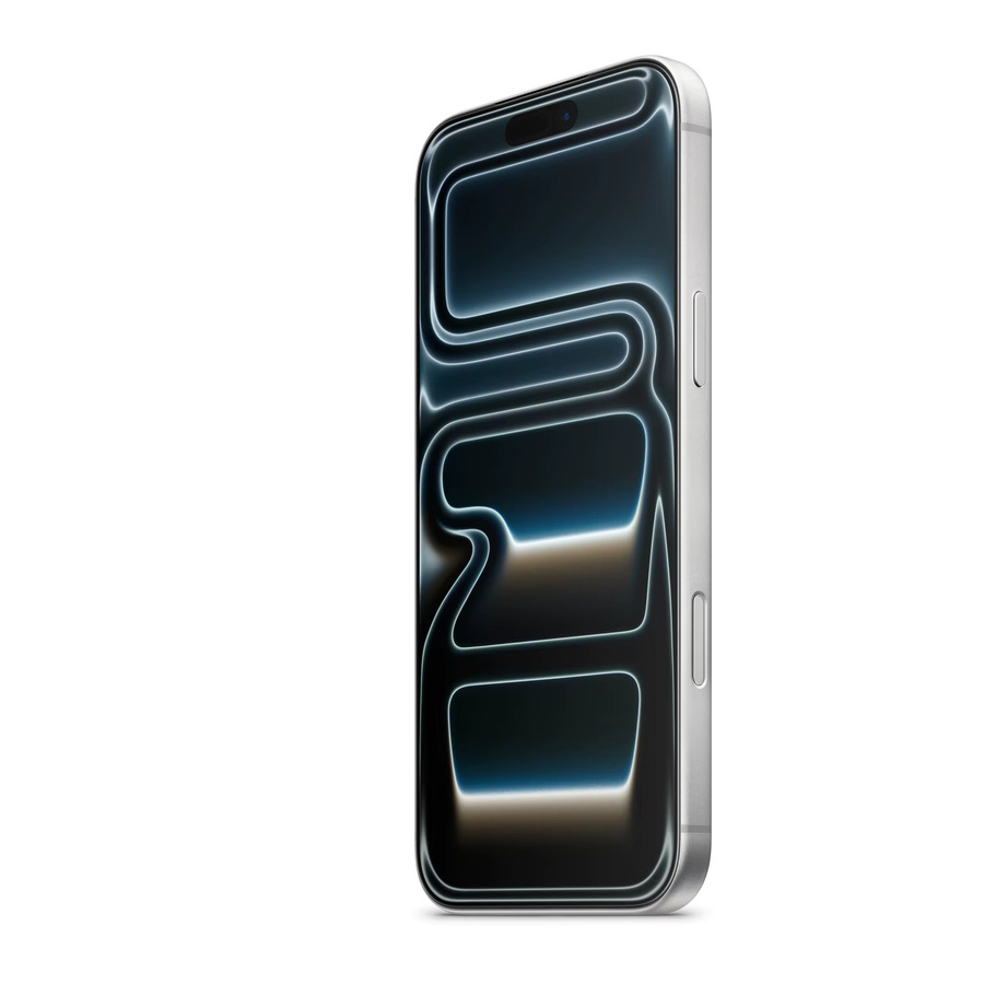 NYFundas Displayschutzfolie aus gehärtetem Glas für iPhone 14, 15, 16 Plus und 17 Pro in Transparent - Bild 2