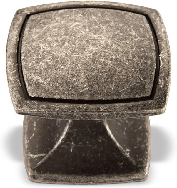 SO-TECH Landhausknopf LENI in Zinnoptik Grau, B/T/H: 3,9 x 3,9 x 3,0 cm - Bild 1