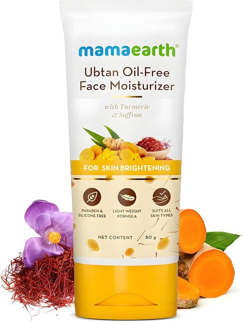 Mamaearth Ubtan Gesichtscreme mit Kurkuma & Safran, 80g - Bild 1