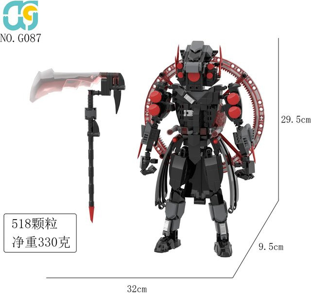 Linyi toy Skibidi Toilet Gebäude, Bausteine Spielset, Weltraum - Bild 1