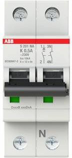 ABB S201-K13NA Leitungsschutzschalter 13A 230V weiß - Bild 1