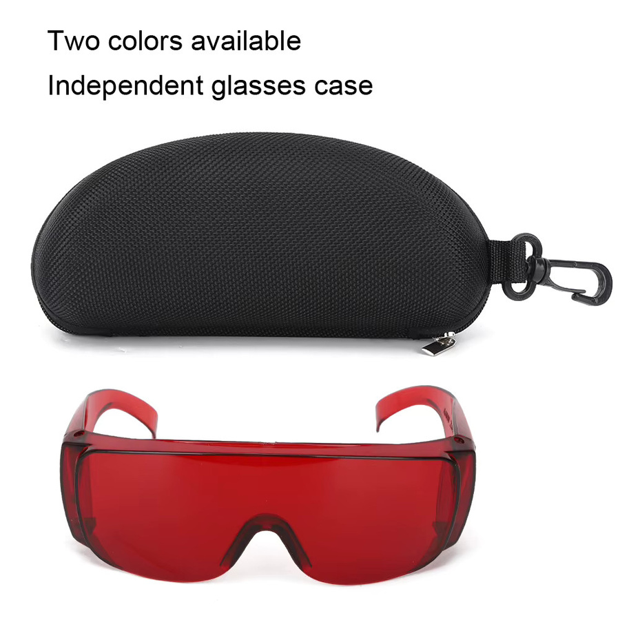 BACHIN Laser-Schutzbrille mit getönten Gläsern in Grün und Rot für den industriellen Einsatz - Bild 4