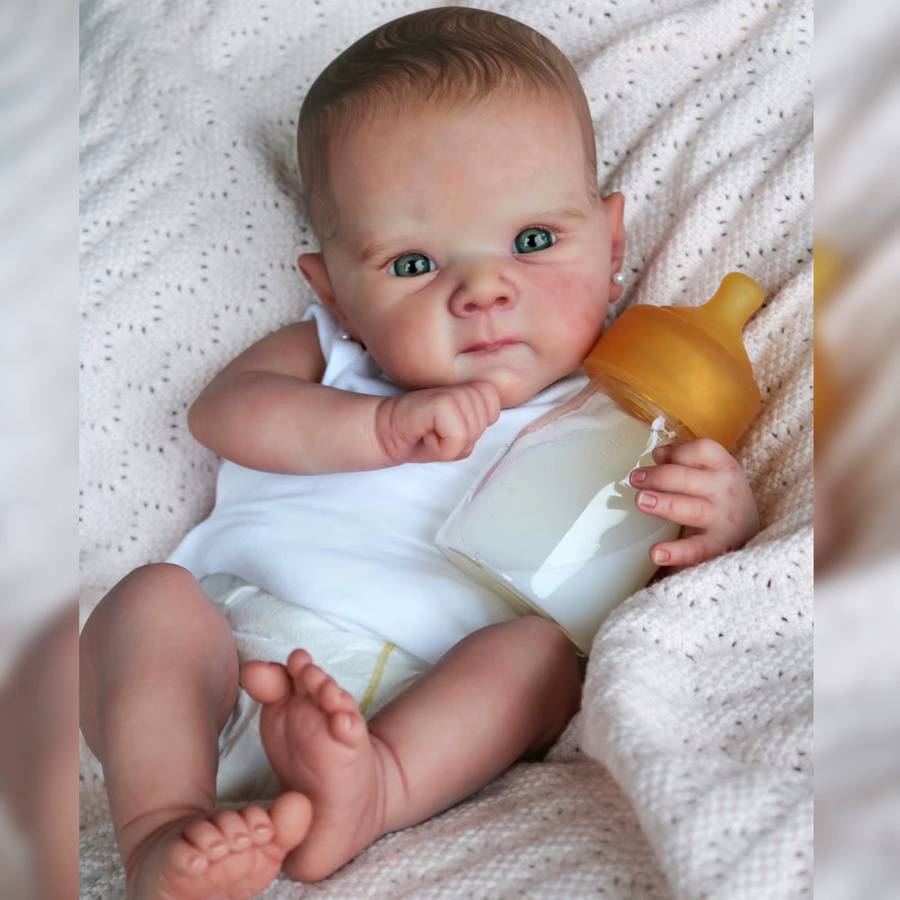 AnjoDoll Bettie Bebê wieder geborene Puppe, hand gefertigt, 45cm - Bild 2