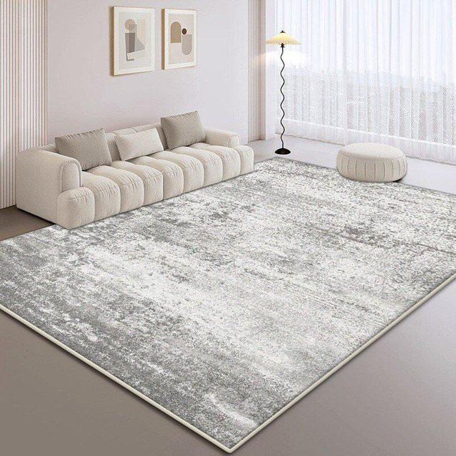 Karpetti Wohnzimmerteppich Abstrakt Modern Grau, B/B: 180 x 250 cm, Rutschfest und Leicht zu Reinigen - Bild 1