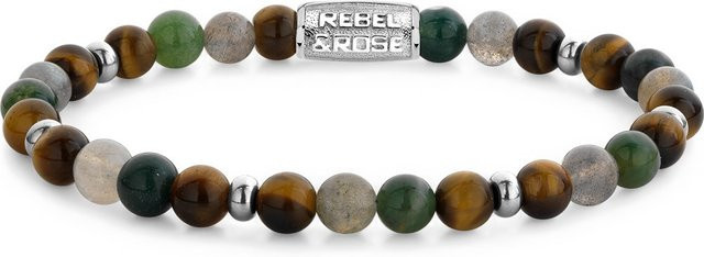 Rebel & Rose Armband, Edelstahl, Bunt, Herren - Bild 1