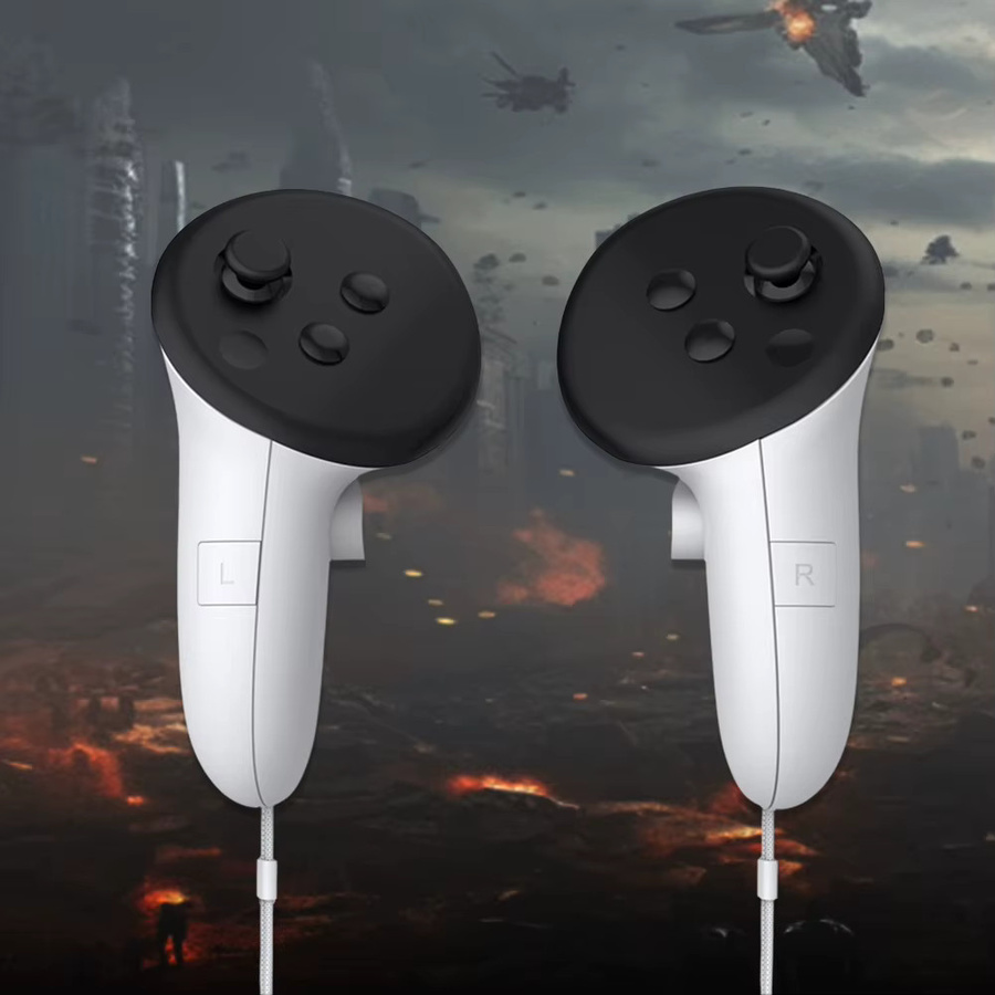 Shunmaii Akkupack Ladegriffe für Meta Quest 3S und Meta Quest 3, Set für linke und rechte VR-Controller, Farbe: Weiß - Bild 2