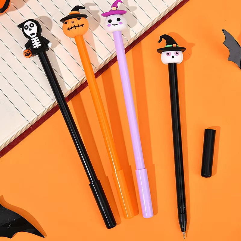 ZYF Halloween Gelstifte mit gemischten Mustern wie Kürbis, Geist und Zombie, Mehrfarbig, 5 oder 10 Stück - Bild 3