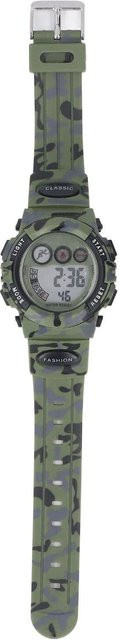 Neoglint Digitaluhr, Camouflage Grün, Kunststoff, 5 ATM, Kinder - Bild 1