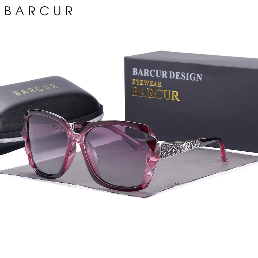 BARCUR Sonnenbrille, Vollrand, Kunststoff - Bild 2