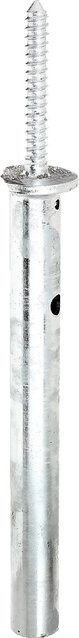 GAH Alberts Pfostenträger aus Stahl, feuerverzinkt, Farbe: Silber, Höhe: 140 mm, Durchmesser: 42 mm - Bild 1