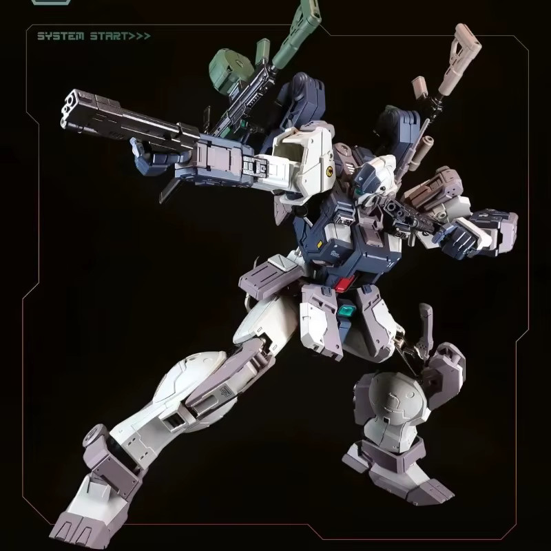 Bandai Fire General 1/100 Shadow War Zone Kratos Legierung Mecha Modell, Actionfigur, mit Plattform - Bild 2