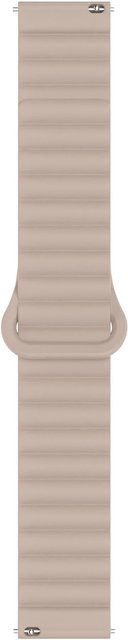 Armband Sporty Strap, 18 mm, Beige, Silikon, Unisex - Bild 1