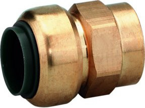 Schneider Electric GAS-Steckverbinder STV-GES22-G 3/4i aus Messing in Gold - Bild 1