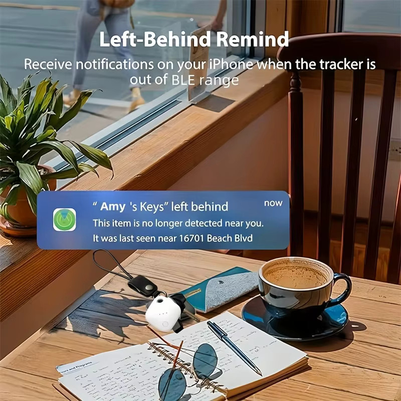 Apple AirTag Smart Tag in Weiß – Wasserdichter IP67 Schlüsselfinder mit GPS-Positionierung für Apple Find My, ideal für Schlüssel, Taschen und Haustiere - Bild 2