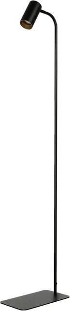 Licht-Erlebnisse Stehlampe aus Metall in Schwarz und Gold, schwenkbar, Höhe: 126 cm, GU10 - Bild 1