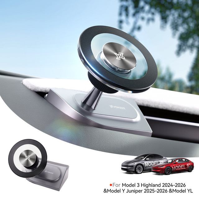 YZ Magnetische Handyhalterung für Tesla Model 3 und Model Y Highland, Lüftungshalterung für iPhone 17 und 16, Auto-Zubehör - Bild 1