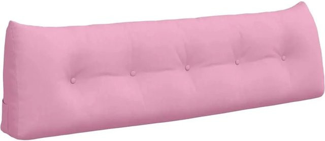 vidaXL Rückenkissen aus Samt in Rosa mit abnehmbarem Bezug, B/H/T: 160 x 50 x 24 cm - Bild 1