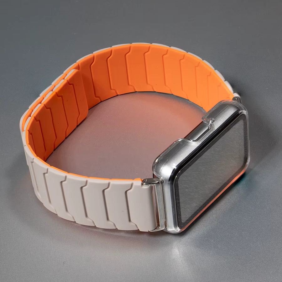FancyWrist Uhrenarmband Silikon, Weiß, Unisex, für Samsung Galaxy Fit 3 - Bild 2
