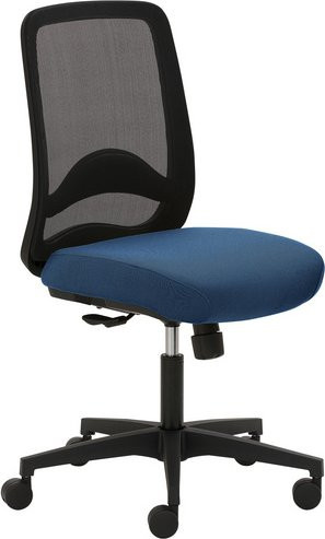 Mayer Sitzmöbel Drehstuhl 2218 in Blau mit Rollen, B/H: 62 x 109 cm - Bild 1
