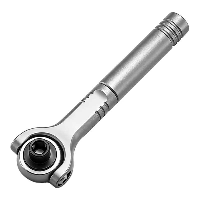 NIUXIANG Magnetischer Ratschenschraubendreher-Satz mit universellem Steckschlüssel-Bit-Set in Silber - Bild 6