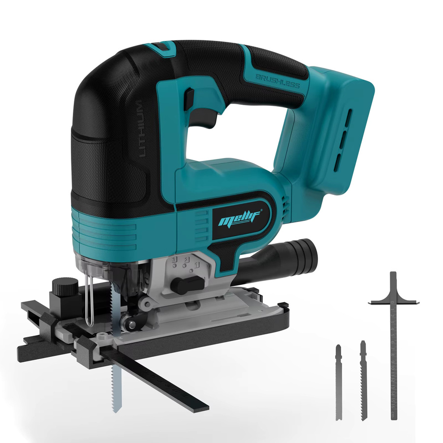 Mellif Bürstenlose Akku-Stichsäge für Makita 18V LXT Akkus, Elektrisches Holzbearbeitungs-Schneidwerkzeug (nur Werkzeug) - Bild 2