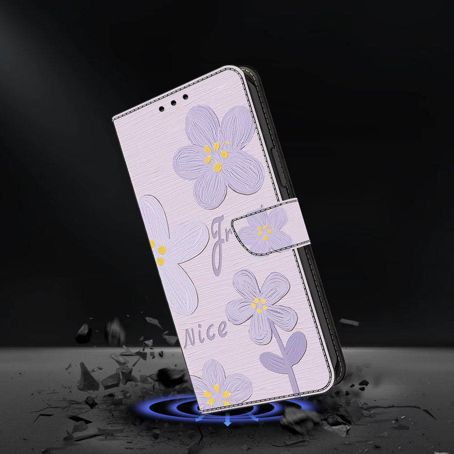 Magnetische Lederhülle im Wallet-Design für Motorola Edge 30 40 50 Pro Lite Neo Fusion - Bild 2