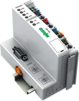 WAGO PROFIBUS Slave SPS-Controller 750-833 in Grau - Bild 1