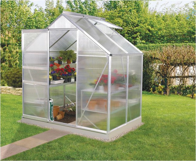 Vitavia Gewächshaus Comfort Edition Venus 2500 In-Ground mit Alu-Rahmen, 4mm Polycarbonat, Fundamentrahmen und automatischem Fensteröffner - Bild 1