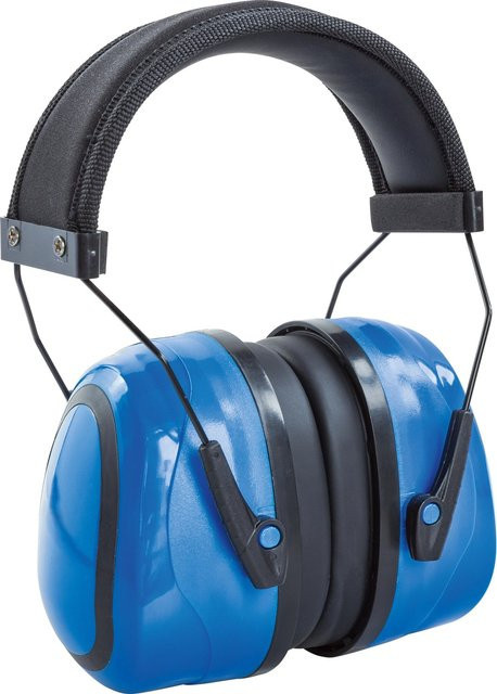 LUX-TOOLS Kapselgehörschutz Blau SNR 29,6 dB nach EN 352 - Bild 1