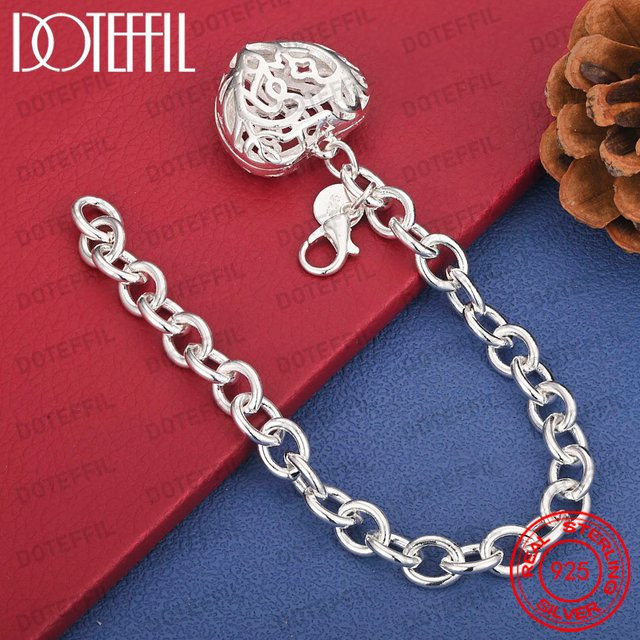 DOTEFFIL Armband, 925 Silber, Herz, Damen - Bild 1