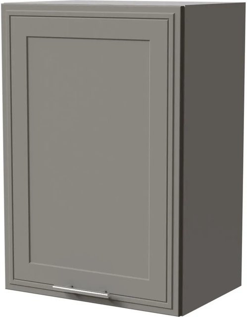 Feldmann-Wohnen Hängeschrank Salo in Grau Matt mit Kassettenoptik und Soft-Close-Türen, B/T/H: 50 x 32,5 x 72 cm - Bild 1