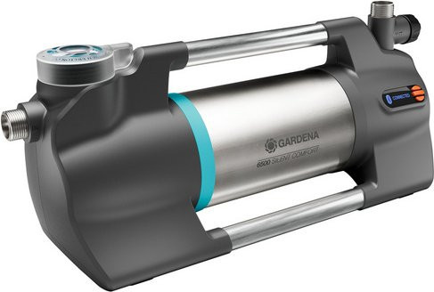 Gardena Gartenpumpe SilentComfort in Silber, Grau und Türkis mit 6,5 bar und 60 m Förderhöhe - Bild 1