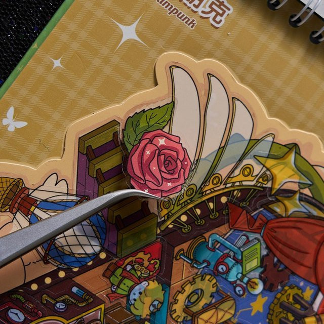 23 Stück Großformatige 3D-Szenen-Aufklebersammlung für Scrapbooking und DIY Album-Dekorationen in Multicolour - Bild 1
