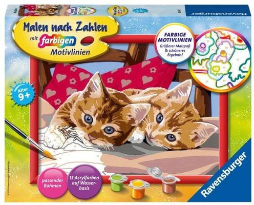 Ravensburger Zwei Schmusekätzchen, Malen nach Zahlen, ab 9 Jahren - Bild 1