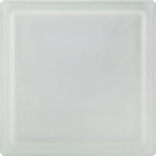 Fuchs Design Glasbaustein Vollsicht Weiss, 2-seitig satiniert, B/T/H: 19 x 8 x 19 cm - Bild 1