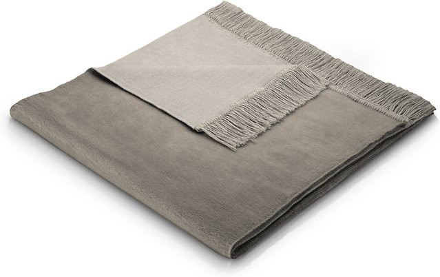 Sofaläufer Biederlack in Beige Sand Braun Grau aus Baumwolle und Polyester B/H: 200 x 100 cm - Bild 1