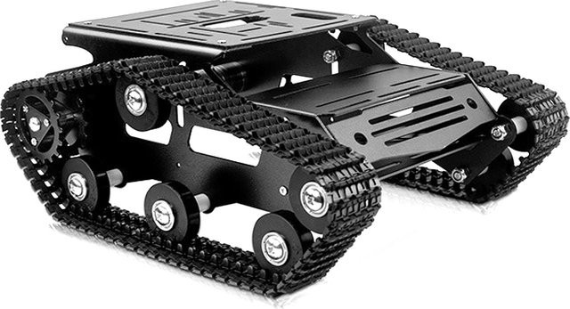 YoufangSmart Metall Tank Chassis Track Roboter Auto DIY Kit - Bild 1